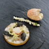 Croustillant vom Langostino mit Imperial Caviar