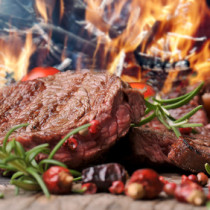 gegrilltes Steak vom Rind